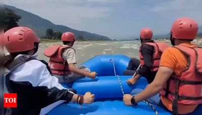 J&K: Poonch administration launches river rafting in Pulast river | Srinagar News - Times of India