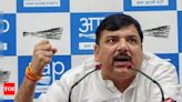 'Since arrest by ED, Kejriwal lost 8.5 kg,' claims AAP MP Sanjay Singh | India News - Times of India