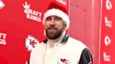 Travis Kelce Adds a Bit of Festive Flair to His Pregame Look Ahead of Kansas City Chiefs Christmas Day Game