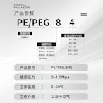 T型三通氣動快插快速接頭PEG變徑三通8-6/10-8白色管PE-6/8/10/12~麗芙小屋