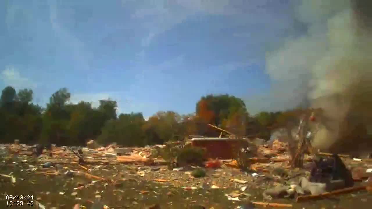 Bodycam video: First responders rush to scene of Richland County house explosion