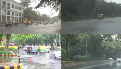 'It's A Splishy Splash Monday': Heavy Rain Lashes Parts Of Delhi-NCR-VISUALS