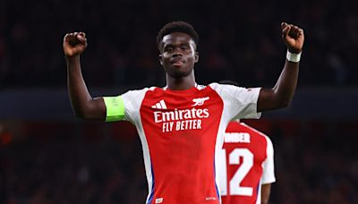 Bukayo Saka, la inspiración del Arsenal en Champions League