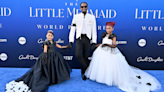 Offset Escorts Daughters Kulture And Kalea To Disney’s ‘Little Mermaid’ Premiere Dressed As Princesses