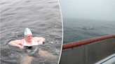Grandma braves sharks, jellyfish in 17-hour swim to remote island