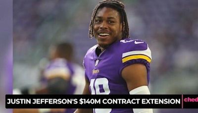 Justin Jefferson Secures Record $140M Vikings Deal