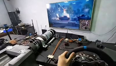 Unos fans de World of Tanks crean un simulador que es como estar dentro de un tanque de verdad