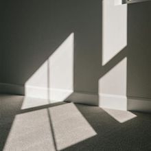 Window shadow on wall and floor of modern room · Free Stock Photo