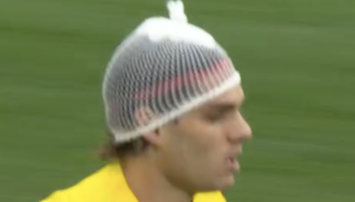 Ianis Hagi left bleeding as Rangers star suffers horror head knock but plays on with head gear