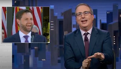 John Oliver gleefully mocks JD Vance's very odd laugh