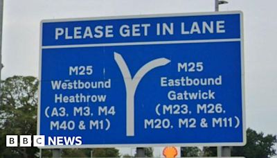 M25: Heathrow and Gatwick travellers warned ahead of closure