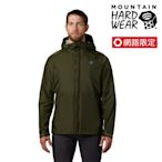 【美國 Mountain Hardwear】【網路限定款】Acadia Jacket 輕量防水外套 男款 深軍綠 #1874541