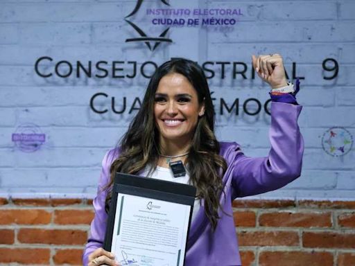 Alessandra Rojo de la Vega recibe constancia de mayoría como alcaldesa de Cuauhtémoc | El Universal