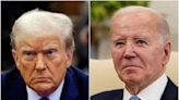 Dow tops 40,000, Biden trolls Trump in split-screen video