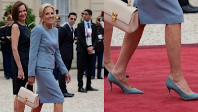 Jill Biden Shows Her Continued Dedication to Marion Parke Pumps at Paris Olympics