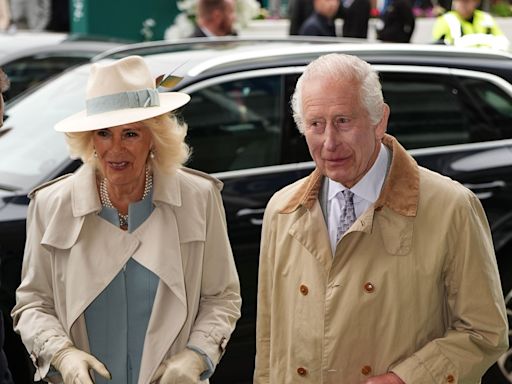 Charles and Camilla spend the day at the races
