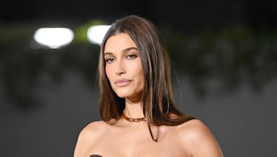 Pregnant Hailey Bieber Stuns in a Teeny Black Bikini That Flaunts Her Baby Bump