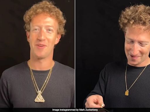 Mark Zuckerberg Flaunts Gold Chain Gifted By Rapper T-Pain: "That's Awesome''