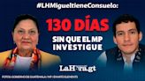 Van 187 días sin que se investiguen posibles hechos de corrupción de Miguel Martínez, pareja de Giammattei