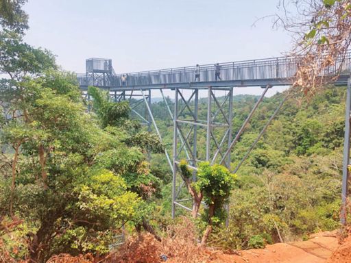 Glass bridge in Madikeri faces landslide risk; closed - Star of Mysore