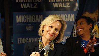 Gwen Walz uses her ‘teacher voice’ calling for Michigan educators to mobilize for Harris