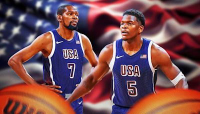 Anthony Edwards' 'perfect' reaction to playing with 'idol' Kevin Durant on Team USA
