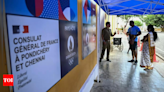 French citizens in Pondy, Tamil Nadu, Kerala cast vote for Parliamentary polls | India News - Times of India