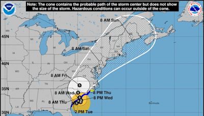 Large, rough waves in Ocean City, Eastern Shore floods expected from Tropical Storm Debby