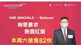 新盤概況：Bellevue周六發售82個單位