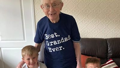 Two lads pay tribute to 'Best Grandad Ever', who died last year, in the sweetest way