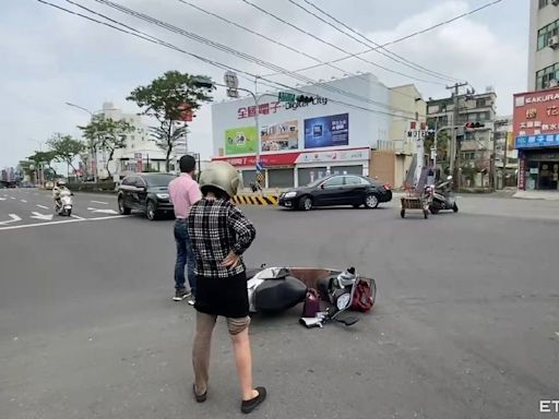 彰化女闖紅燈「衝法院和解」！撞直行騎士喊：腦袋一片空白