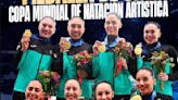 Equipo de natación artística de México gana oro en Copa del Mundo en París