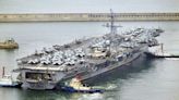 US aircraft carrier in South Korea