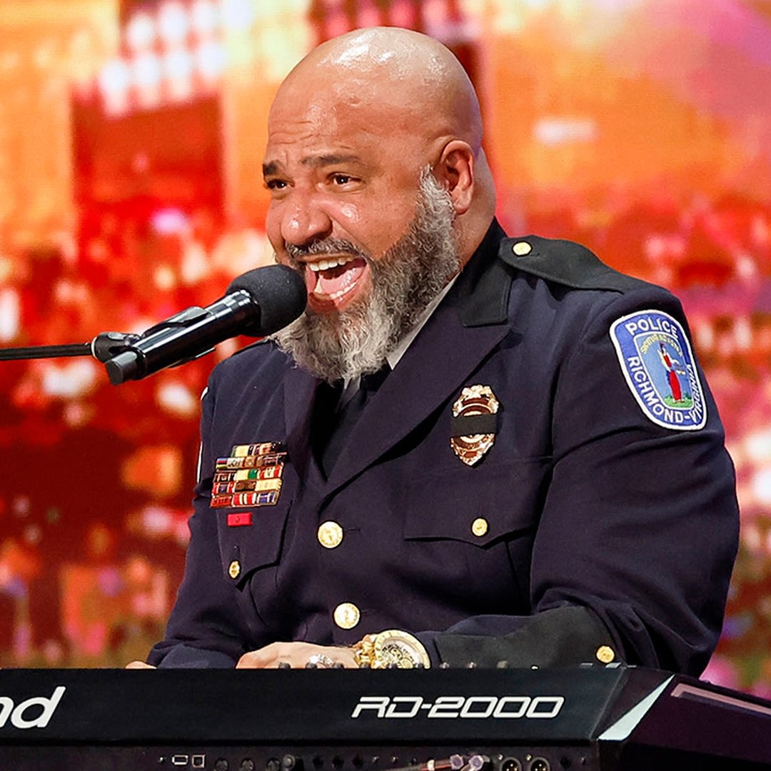 Police Officer Stuns America's Got Talent Judges With Showstopping Ed Sheeran Cover Dedicated to His Wife - E! Online