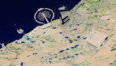 NASA releases satellite photos of Dubai and Abu Dhabi before and after record flooding