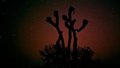 Captan imágenes de aurora boreal en Guadalcázar