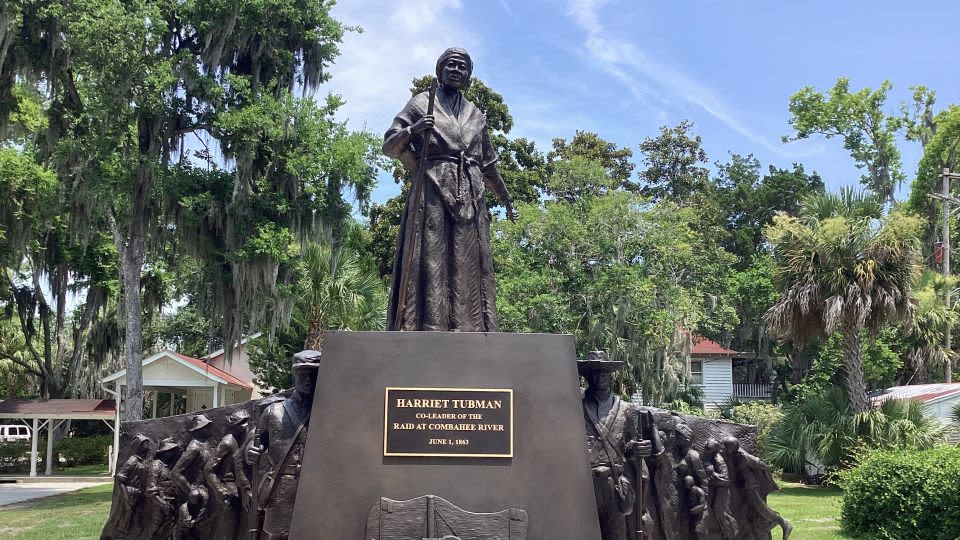 Harriet Tubman led a raid that freed more than 700 enslaved people. A South Carolina church has built a statue in her honor