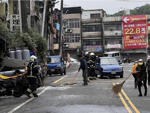 快訊／碰！桃園瓦斯行驚傳氣爆意外 2男員工大面積2度燒傷送醫