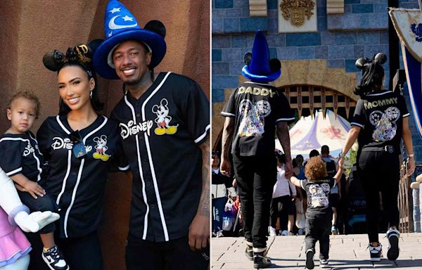 Nick Cannon and Bre Tiesi Spend Disneyland Day in 'Daddy' and 'Mommy' Jerseys with Son Legendary