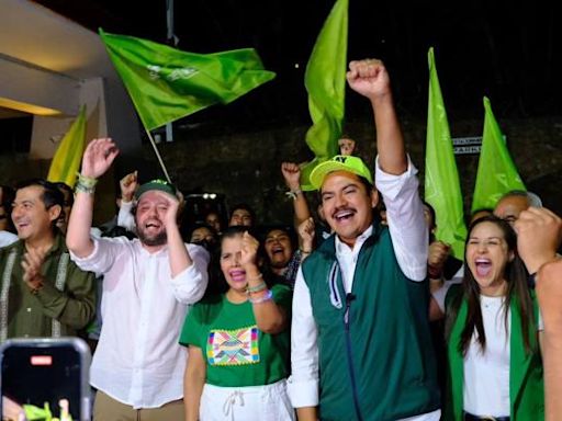 Ray Chagoya y el Partido Verde anuncian triunfo y se perfilan para arrebatar la capital de Oaxaca a Morena