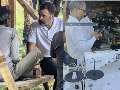 Sultanpur Cobbler Whom Rahul Gandhi Met, Gets New Stitching Machine As Gift