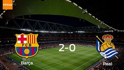 Barcelona se queda con la victoria frente a Real Sociedad 2-0