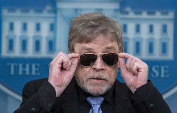 May the Fourth be with you: Mark Hamill drops by White House for press visit
