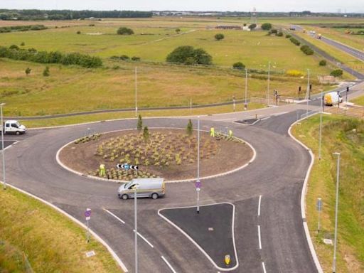 Major £27m motorway link road opens