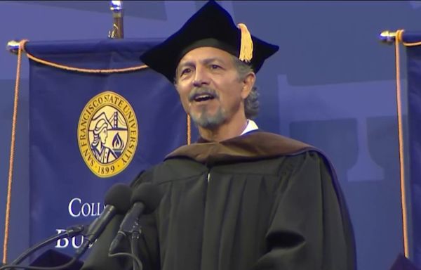 Actor Benjamin Bratt receives honorary degree from San Francisco State