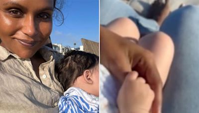 Mindy Kaling Celebrates Fourth of July with Daughter Anne — and Shares First Glimpse of Her Face