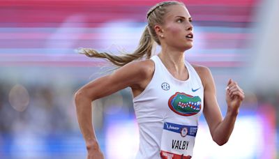 Why Is Parker Valby Still Racing in Her College Uniform?