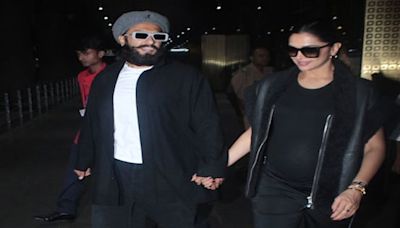 Video | Parents-To-Be Deepika Padukone And Ranveer Singh Fly Into Mumbai From London