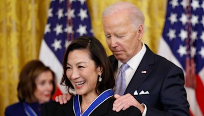 Michelle Yeoh Honored with Presidential Medal of Freedom by President Joe Biden