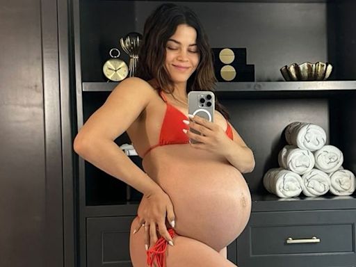 Pregnant Jenna Dewan Shows Bare Bump as She Strips Down in Tiny Bikini: 'Beginning to Look a Lot Like Summer'